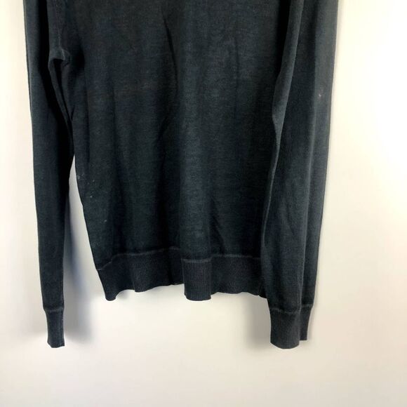 THEORY linen Chester V Sweater small - Picture 5 of 7